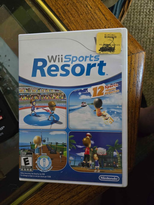Wii Sports RESORT with case and manual