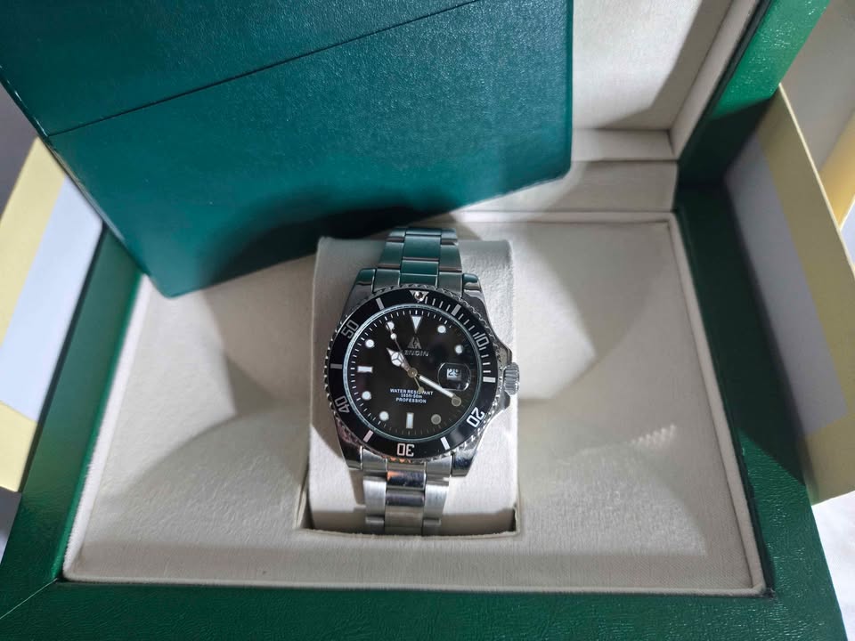 Luxury watch and box