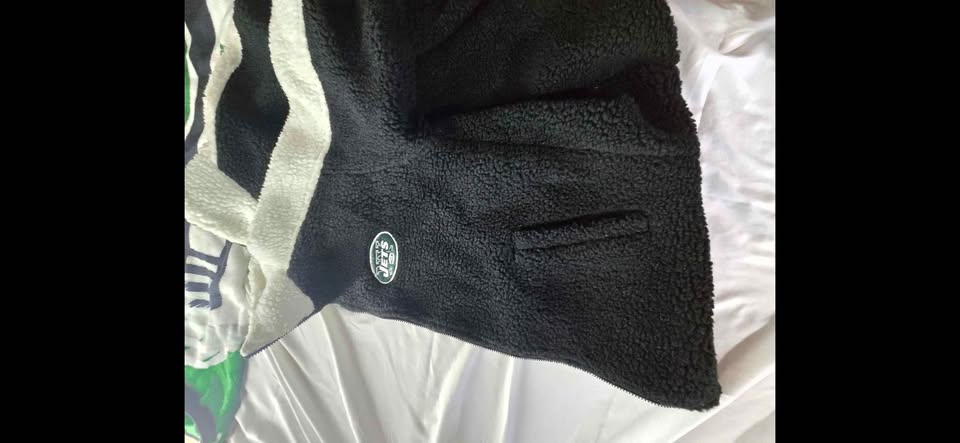 Vintage New York Jets Sherpa Fleece Jacket by First Down