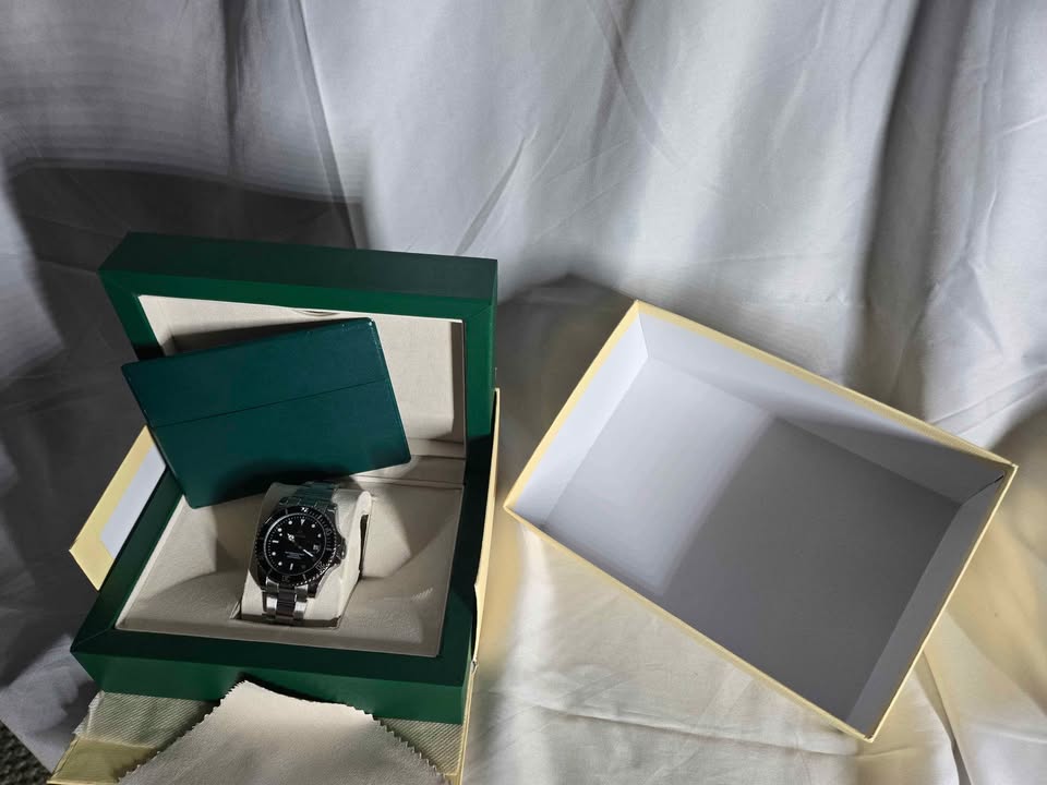 Luxury watch and box