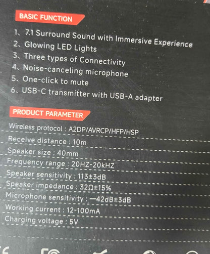 Xbox 7.1 surround Headset