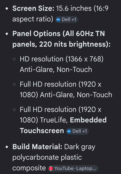 Dell refurbished and upgraded Inspirion 3500