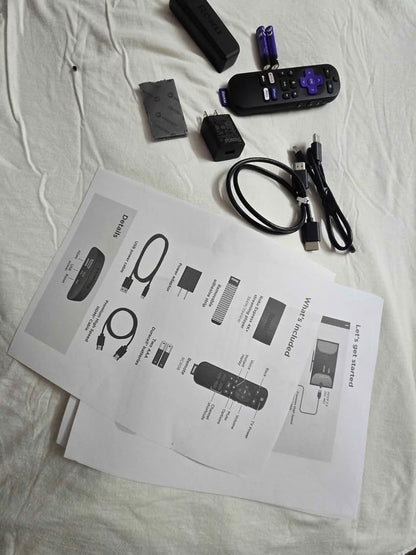 Roku Express 4K+ package. FREE CHANNELS and APPS