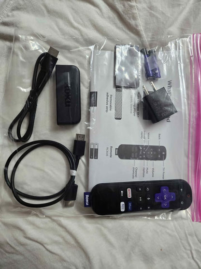 Roku Express 4K+ package. FREE CHANNELS and APPS