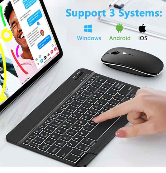 Bt /usb keyboard/mouse backlit NEW