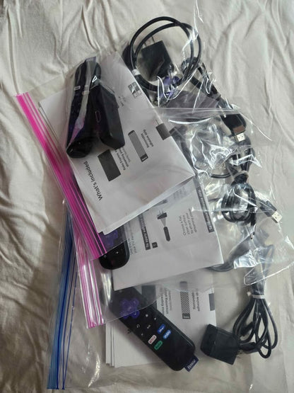 Roku Express 4K+ package. FREE CHANNELS and APPS