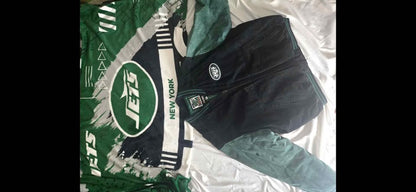 Vintage 1990s New York Jets Bomber Jacket
