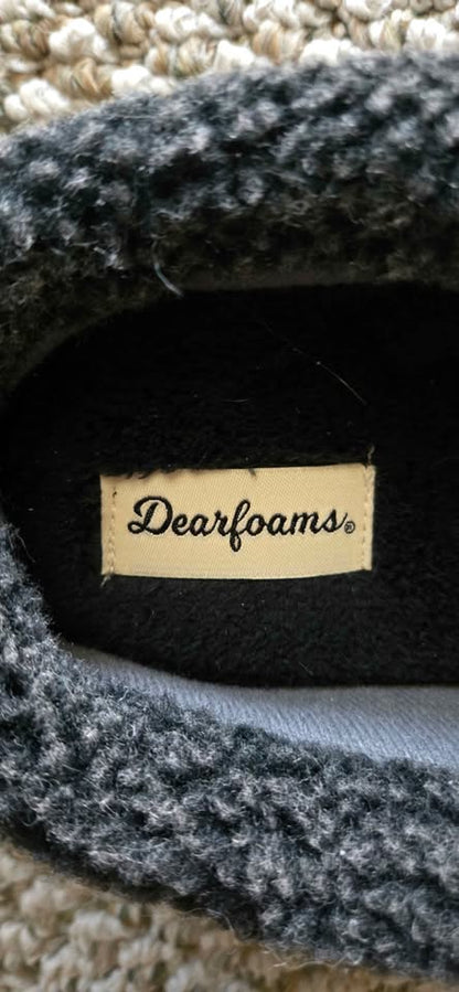 Dearfoams men's slippers machine washable