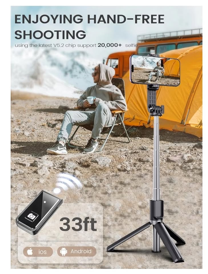 ANXRE Selfie Stick Tripod with Remote