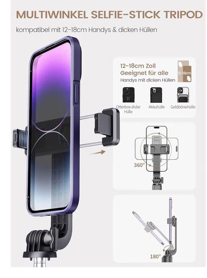 ANXRE Selfie Stick Tripod with Remote
