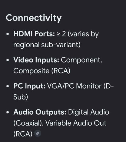 40in Hitachi with 4k Roku included