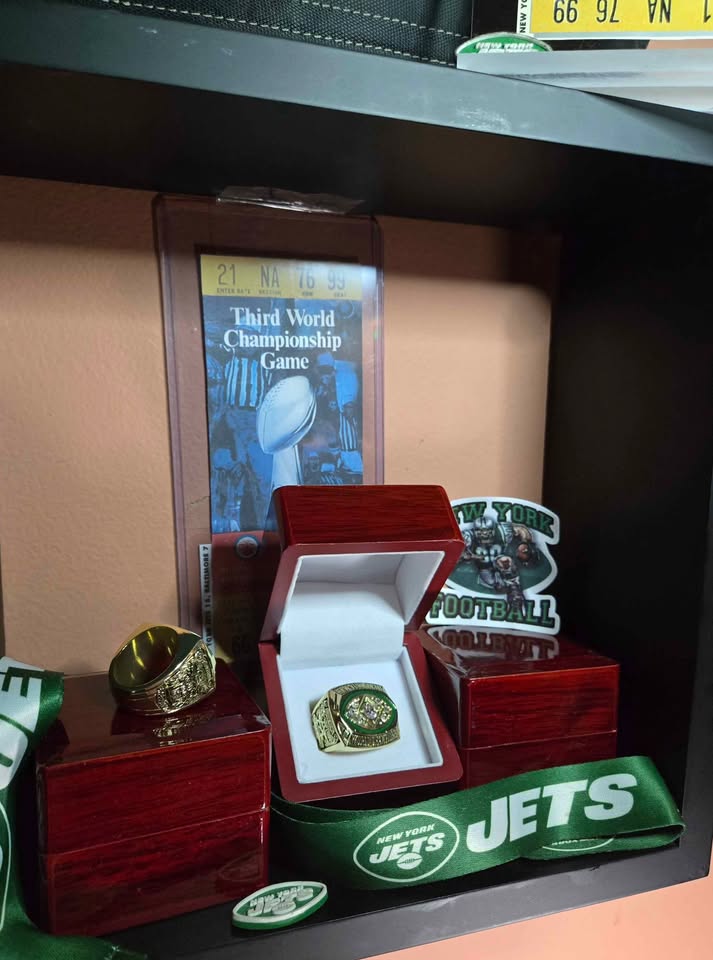 1963 World Championship winners NY JETS ring