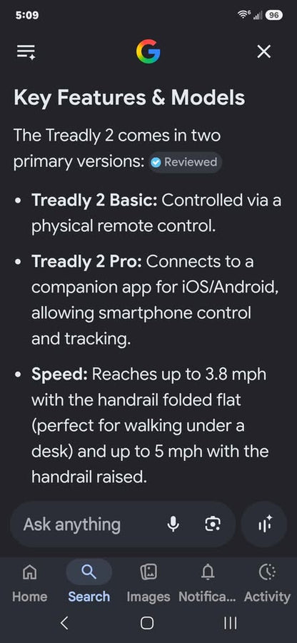 Treadly 2. Worlds thinnest walking pad