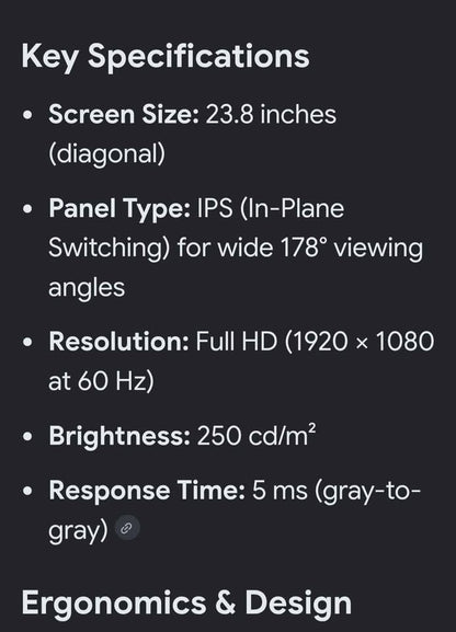 HP Gaming monitor