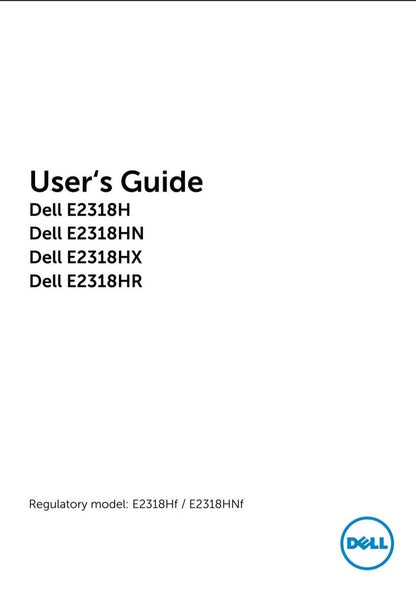 Dell E2318 HD monitor