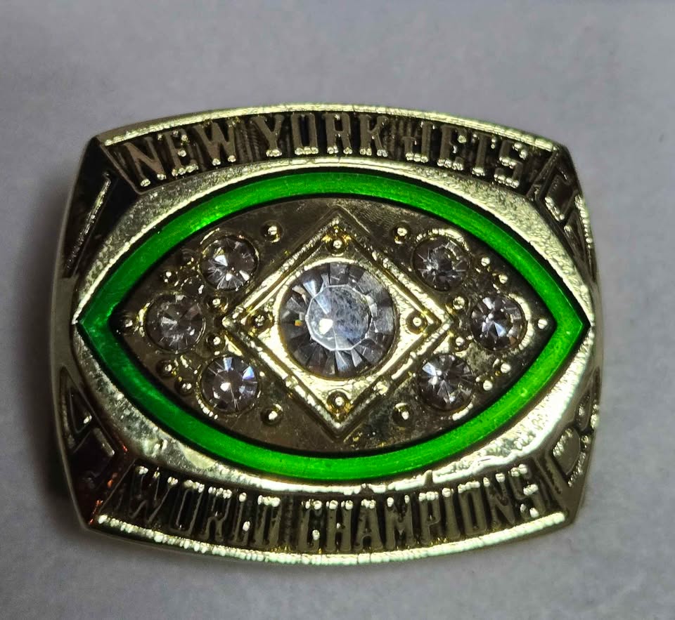 1963 World Championship winners NY JETS ring