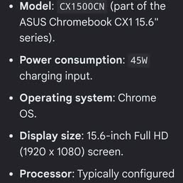 Asus Chromebook Ultra Thin and Light -- open box