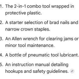 2 in 1 Brad Nailer/stapler