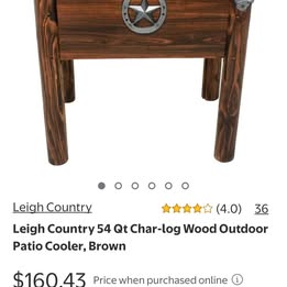 Patio ice chest 54 quart