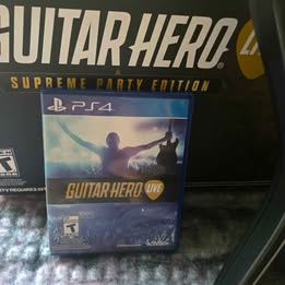 PS4/PS5 Guitar Hero Guitar and Game New