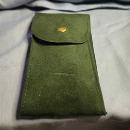 Gold/leather Dress watch