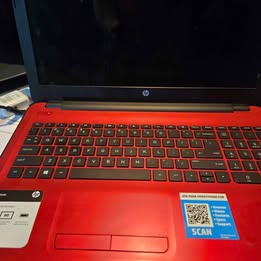 Scarlet Red HP B series Laptop win 10