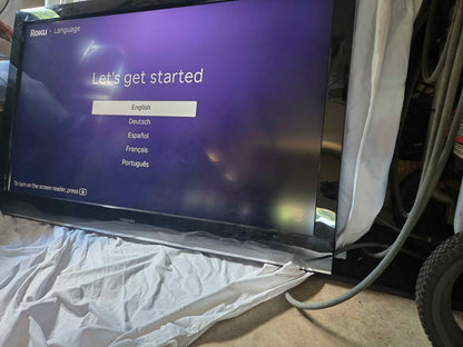 60" Toshiba with Roku free streaming TV