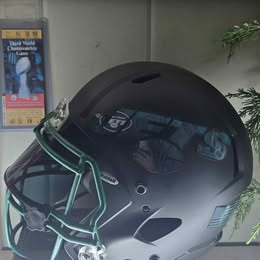 Black NY Jets replica fullsize helmet