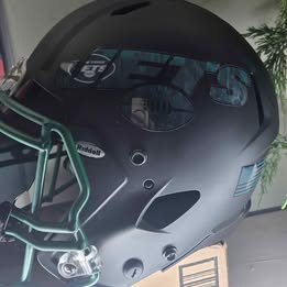 Black NY Jets replica fullsize helmet