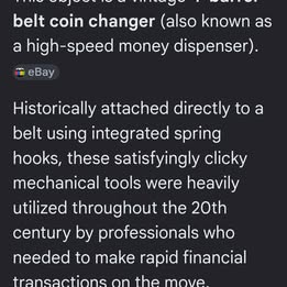 Coin changer. 4 Barrel