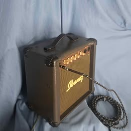 Crescent vintage electric guitar and ibanez vintage amp -Includes new set of strings also