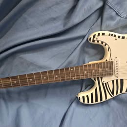 Crescent vintage electric guitar and ibanez vintage amp -Includes new set of strings also