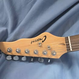 Crescent vintage electric guitar and ibanez vintage amp -Includes new set of strings also