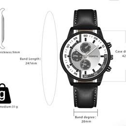 Geneva black sportsman watch