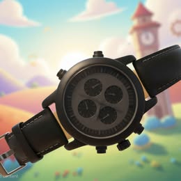 Geneva black sportsman watch