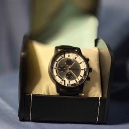 Geneva black sportsman watch