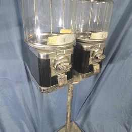 Vintage Dual Beaver Gumball machine