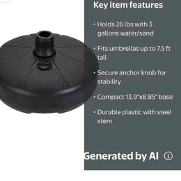 Plastic Umbrella Stand