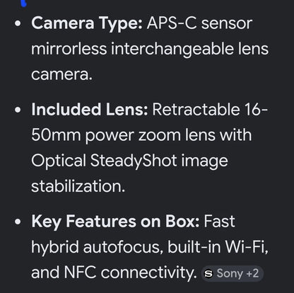 Sony Alpha 6000 Digital Camera